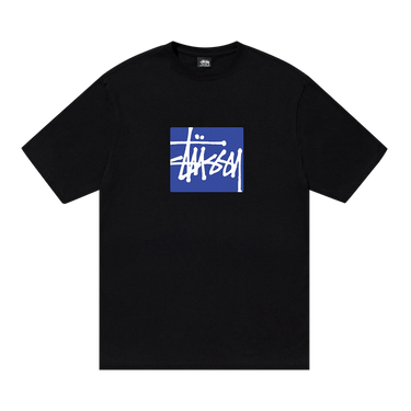 Buy Stussy Stock Box Tee 'Black' - 1904906 BLAC | GOAT