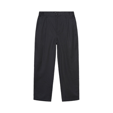 Buy Stussy Stripe Volume Pleated Trouser 'Black' - 116623 BLAC | GOAT