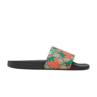 Women's strawberry gucci slides deals