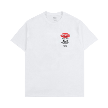 Pleasures Rolling Stone T-Shirt 'White'