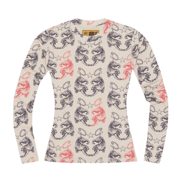 corteiz レディース Tシャツ Buy Corteiz Tiger Mesh Long-Sleeve 'Cream' - 7892