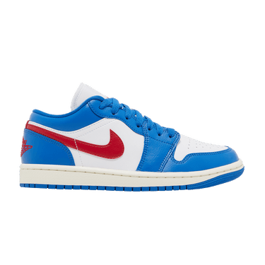 Wmns Air Jordan 1 Low 'Sport Blue Gym Red'
