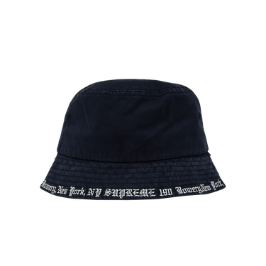 supreme embroidered brim crusher 黒 M/L 期間限定ポイント5倍キャンペーン中!!] 新品 シュプリーム