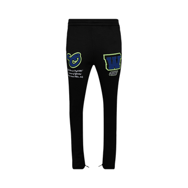 Off-White Skinny Trackpant 'Black/Blue'