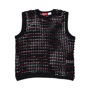 Buy Supreme Beaded Sweater Vest 'Black' - SS23SK19 BLACK | GOAT