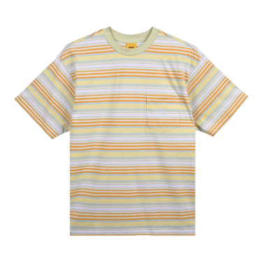 Buy GOLF WANG Grand Logo Striped Pocket Tee 'Green Combo