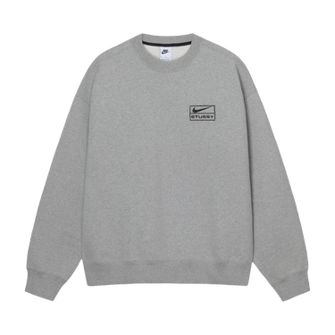 Buy Stussy x Nike Fleece Crew 'Dark Grey Heather' - DO9337