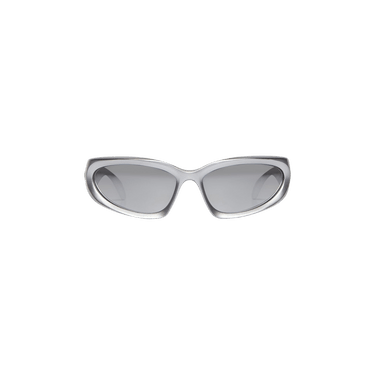 小物 balenciaga swift oval sunglasses silver Balenciaga BB0157S 004 Swift Oval Sunglasses - US