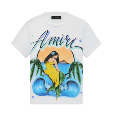 Buy Amiri Oversized Mermaid Tee 'White' - PF23MJG002 100 WHIT | GOAT