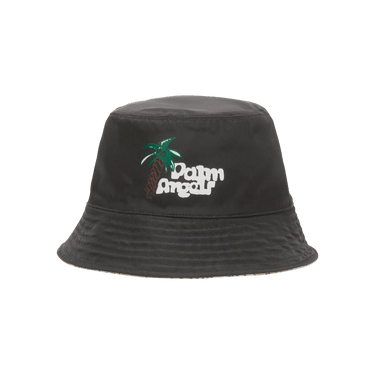 Buy Palm Angels Sketchy Reversible Bucket Hat 'Black/White