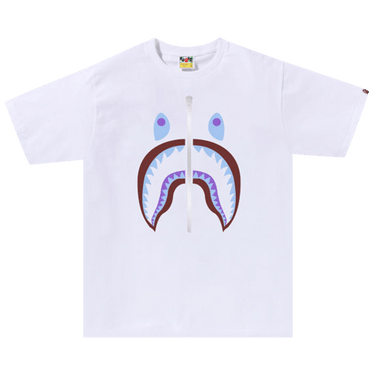 BAPE Colors Shark Tee 'White'