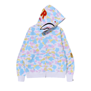 Buy BAPE Multi Camo 2nd Shark Full Zip Hoodie White 1J20 115 001 WHITE GOAT AU