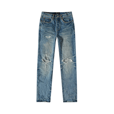 PURPLE BRAND Mid Rise Straight Jeans 'Vintage Aged Indigo/Blowout'