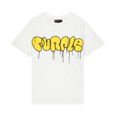PURPLE BRAND Textured Inside Out T-Shirt 'Brilliant White'