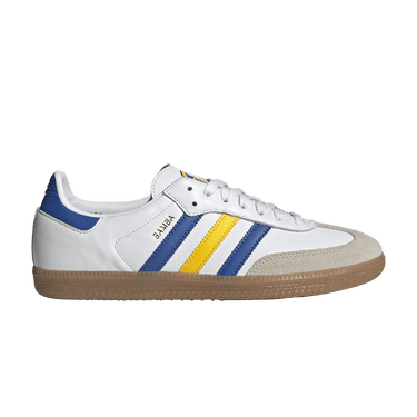 adidas gazelle silver green womens Adidas Samba OG x Leeds United Cloud White Blue Yellow IF0654  BM STORE  ORIGINAL FOOTWEAR
