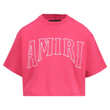 Buy Amiri Sun Cropped Tee 'Pink/Purple' - PS23WJG003 886