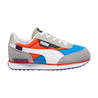 Puma Future Rider Play On Little Kid 'Racing Blue Hot Heat'
