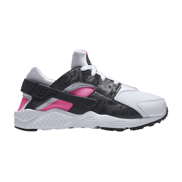 pink black and white huaraches