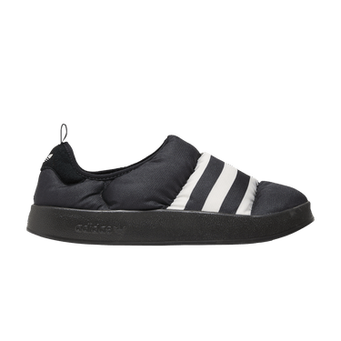 スニーカー adidas Puppylet Black Gray GY4559 NEW Men's 9 adidas Puffylette Comfort shoes slides GY4559