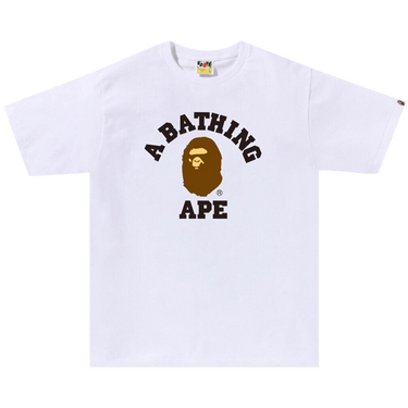 BAPE College Tee 'White'