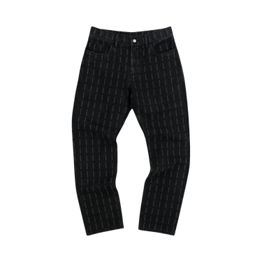 Pleasures Impact Striped Denim 'Black'