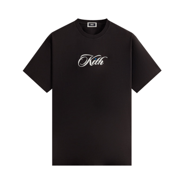 ☆ KITH Needlepoint classic logo tee ロゴTシャツ ☆ Buy Kith Cursive Logo Tee 'Black' - KHM031566 001 | GOAT