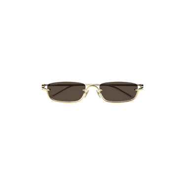 Gucci Rectangular Frame Sunglasses 'Brown'