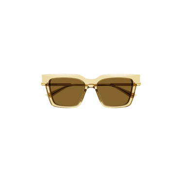 Buy Bottega Veneta Square Frame Sunglasses 'Yellow