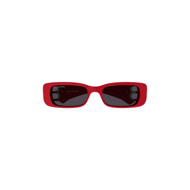 Balenciaga Rectangular Frame Sunglasses 'Red'