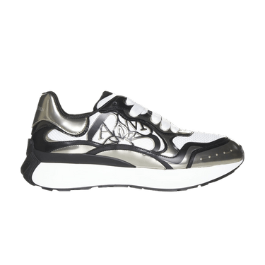 Buy Alexander McQueen Sprint Runner 'White Silver' - 750328