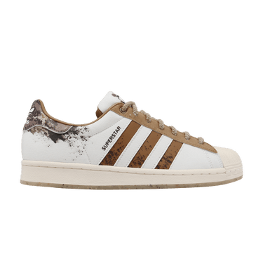 adidas Men's Originals Superstar Shoes - White - Low-top Sneakers - 10