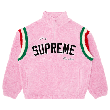 Buy Supreme Arc Half Zip Fleece Pullover 'Pink' - FW23J70 PINK | GOAT