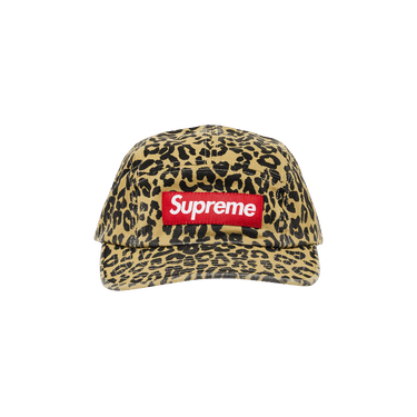 Buy Supreme Washed Chino Twill Camp Cap 'Leopard' - FW23H61