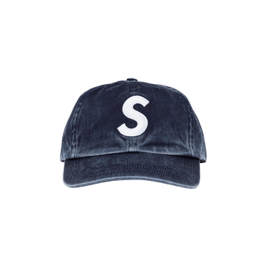 Buy Supreme Pigment Print S Logo 6-Panel 'Navy' - FW23H108