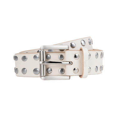Buy Stussy 8 Ball Studded Belt 'Bone' - 135184 BONE | GOAT