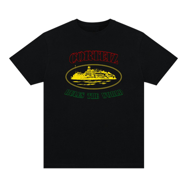 Corteiz Firey Alcatraz Tシャツ L Corteiz Firey Alcatraz T-shirt Black Men's - SS24 - US
