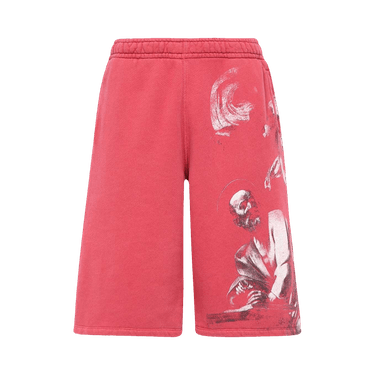 Off-White St. Matthew Over Sweatshort 'Rio Red/Green'