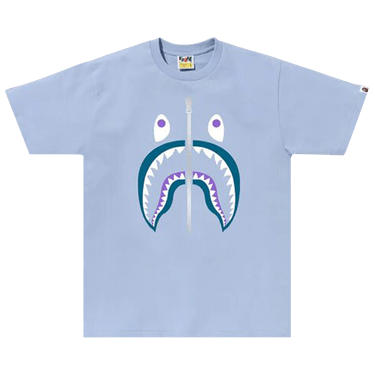 BAPE Colors Shark Tee 'Sax'