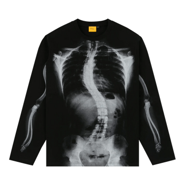 Buy Dime Wave Bones Terry Long-Sleeve Shirt 'Black