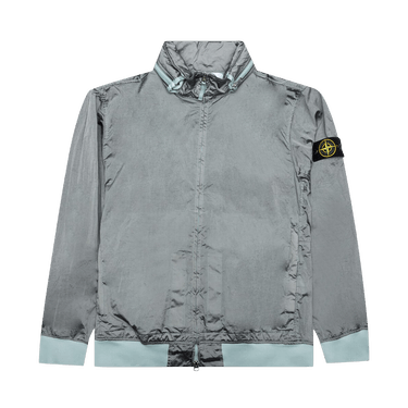 Stone Island Waffen Patch Foldable Hooded Zip Up Jacket 'Sky Blue'