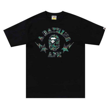 BAPE Thermography Polygon College Tee 'Black'