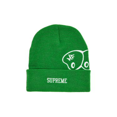 Supreme Knit Cap Acrylic Green Mens 23AW Mf Doom Beanie Used