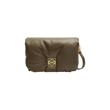 Buy Loewe Goya Puffer Mini Bag 'Dark Khaki' - A896W56X01