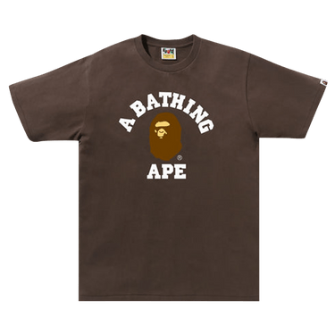 BAPE College Tee 'Brown'
