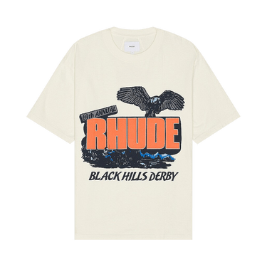 Rhude Black Hills Rally Tee 'Vintage White'