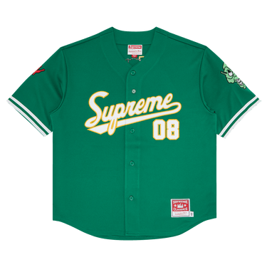 Buy Supreme x Mitchell & Ness Downtown Hell Baseball Jersey