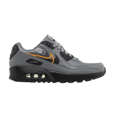 Nike Air Max 90 Next Nature GS 'Multi-Swoosh - Smoke Grey Mandarin'