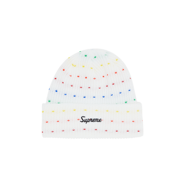 Buy Supreme Loose Gauge Beanie 'White Multicolor' - FW23BN20