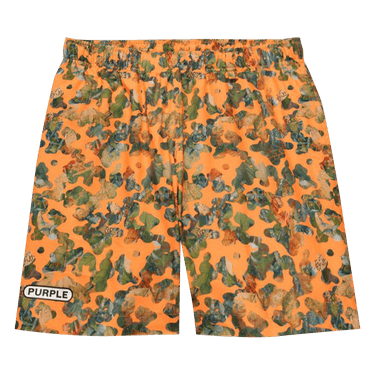 PURPLE BRAND Logo Shorts 'Orange Camo'
