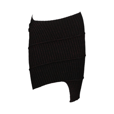 Buy MM6 Maison Margiela Asymmetric Mini Skirt 'Black